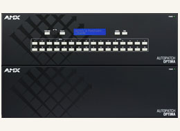Optima Slam Dunk 16x08, RGBHV with BNC and PureSyncTM, Stereo with 5T Phoenix-style and Volume Control, plus Control Panel; QuickShip
