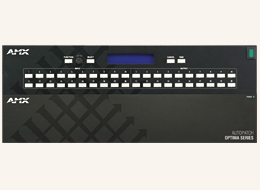 Optima 24x16, Component with BNC, Stereo with 5T Phoenix-style and Volume Control, plus Control Panel