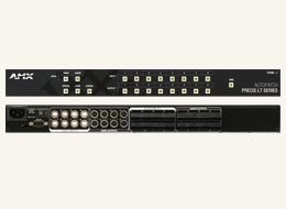 <p>Precis LT 08x04, S-Video with 4-pin DIN, Stereo with 5T Phoenix-style, plus Control Panel; QuickShip</p>
<p>Big matrix switching power in compact 1RU enclosures; the Precis LT S-Video and stereo audio fixed matrix switcher line delivers the same ultra